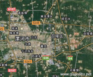 漯河市卫星地图