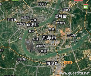 湘潭市卫星地图