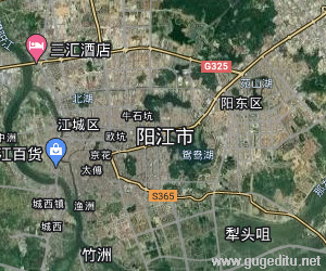 阳江市卫星地图