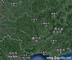 广西壮族自治区卫星地图