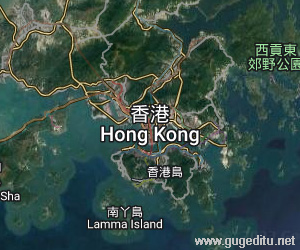 香港特别行政区卫星地图