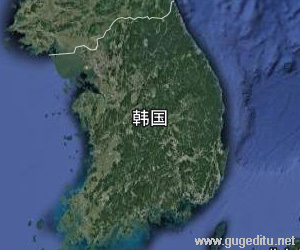 韩国卫星地图