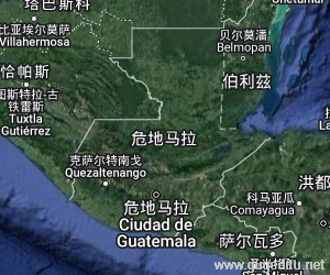 危地马拉卫星地图