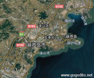 葫芦岛市卫星地图