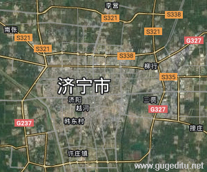 济宁市卫星地图