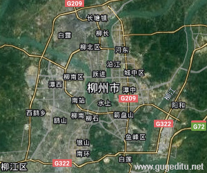 柳州市卫星地图