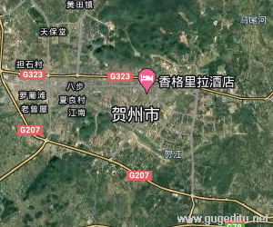 贺州市卫星地图
