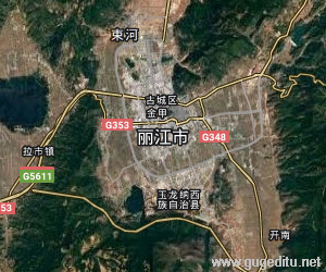 丽江市卫星地图
