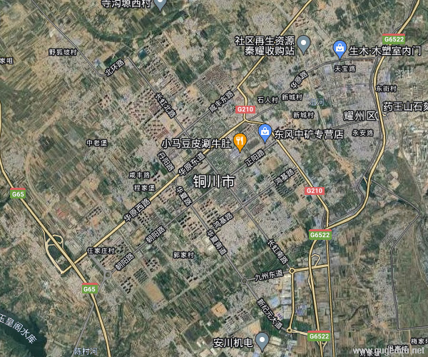 铜川市卫星地图