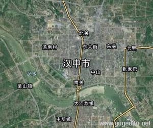 汉中市卫星地图