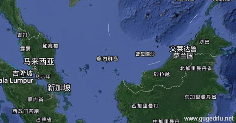 马来西亚卫星地图