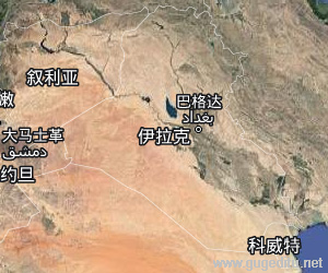 伊拉克卫星地图