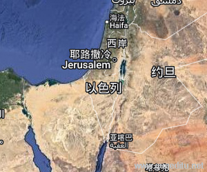 以色列卫星地图