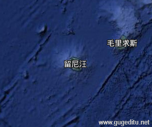 留尼汪群岛卫星地图