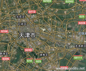 天津市卫星地图